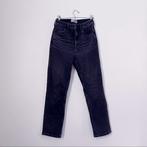Everlane Super Straight Jean in Washed Black